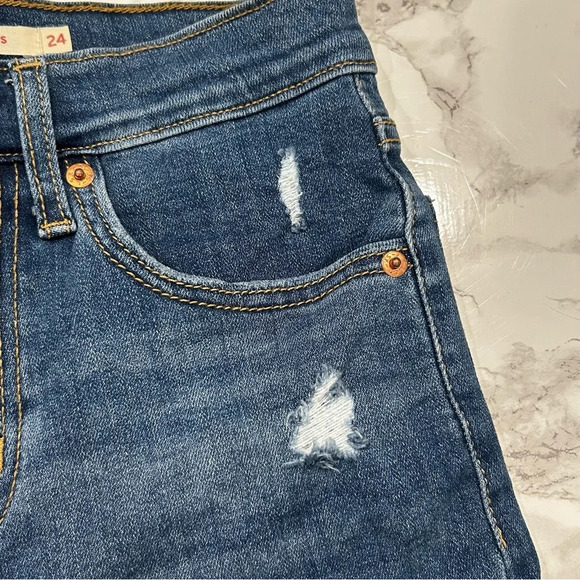 Levi's High Rise Shorts Size 24 - Picture 9 of 11